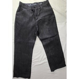 Lee Comfort Jeans Womens 12 Short Blue Stretch Straight Leg Unhemmed